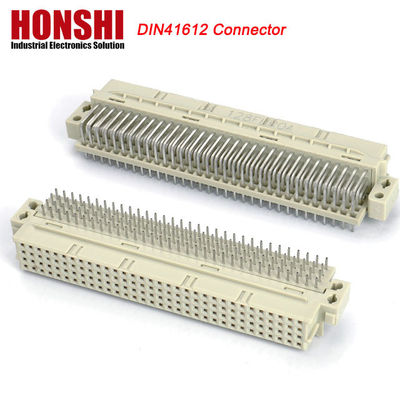 DIN 41612 Quatre rangées en ligne 128 broches DIN41612 connecteur PCB en laiton Application actuelle