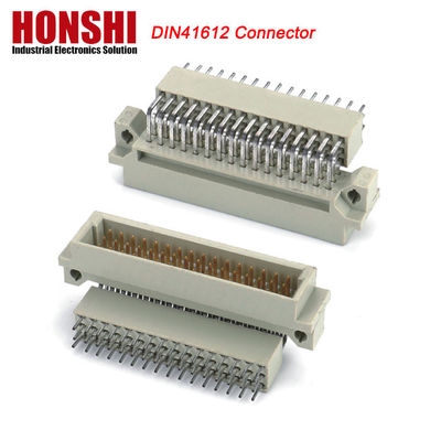 DIN 41612 Quatre rangées en ligne 128 broches DIN41612 connecteur PCB en laiton Application actuelle