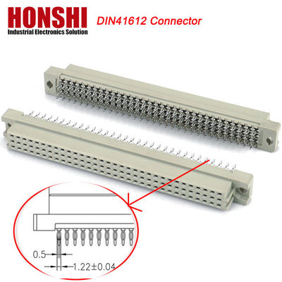 DIN 41612 Quatre rangées en ligne 128 broches DIN41612 connecteur PCB en laiton Application actuelle