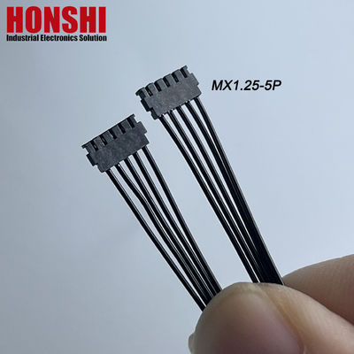 5P MX1.2 à double extrémité câble de batterie MOLEX 78172 Assemblage de harnais de fil terminal noir