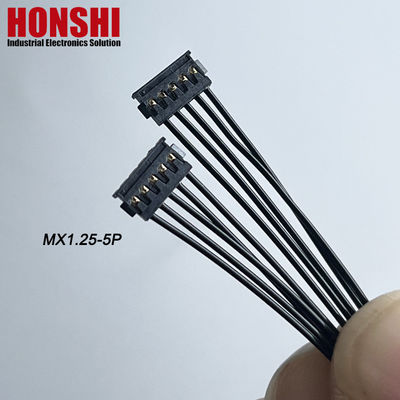5P MX1.2 à double extrémité câble de batterie MOLEX 78172 Assemblage de harnais de fil terminal noir