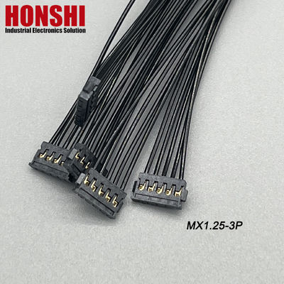 5P MX1.2 à double extrémité câble de batterie MOLEX 78172 Assemblage de harnais de fil terminal noir