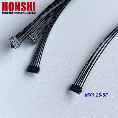 5P MX1.2 à double extrémité câble de batterie MOLEX 78172 Assemblage de harnais de fil terminal noir