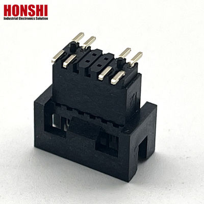1.27mm Pitch H5.7mm SMT laiton plaqué or boîte mâle en-tête connecteur PCB