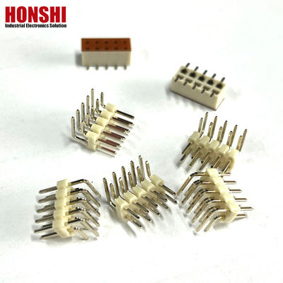 2.54mm Pin Header à double rangée 4 6 10 20 40P Male Header Connector PCB Pin Strip Blanc en option