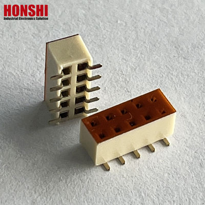 2.54mm Pin Header à double rangée 4 6 10 20 40P Male Header Connector PCB Pin Strip Blanc en option