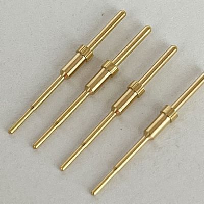 Pins de terminal en laiton personnalisés pour la prise CNC tournant le tour Pogo Pins Connecteur