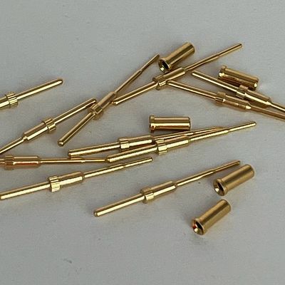 Pins de terminal en laiton personnalisés pour la prise CNC tournant le tour Pogo Pins Connecteur
