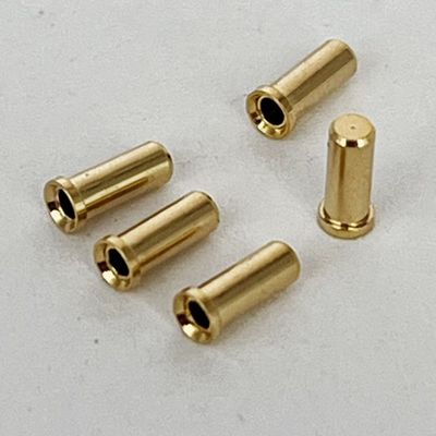 2.32mm connecteur circulaire Crimp contacts féminin épingle en laiton plaqué or épingle de connecteur