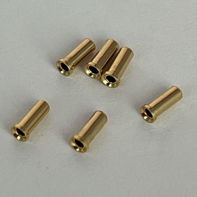 2.32mm connecteur circulaire Crimp contacts féminin épingle en laiton plaqué or épingle de connecteur