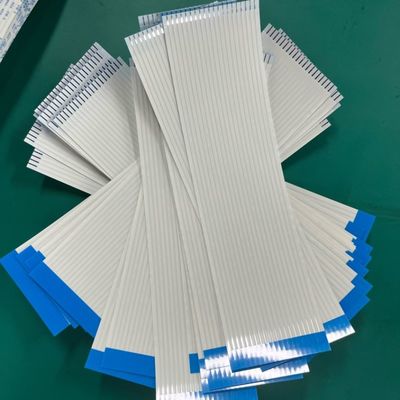 2.54mm 20 pin FFC câble plat personnalisé Awm 20624 80c 60v Vw-1 10pin 20pin 30pin FFC câble FPC