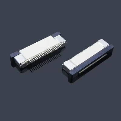 Ffc/Fpc 0,5 mm 1,0 mm Pitch 10 18 20 30 40 50 Pin Couverture à moitié contact inférieur supérieur Ffc Fpc connecteur