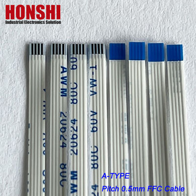 Connecteur de prise Zif pour câble FFC/FPC 1,25 mm, contact latéral avec verrouillage, 8 10 18 30 broches, type angle droit