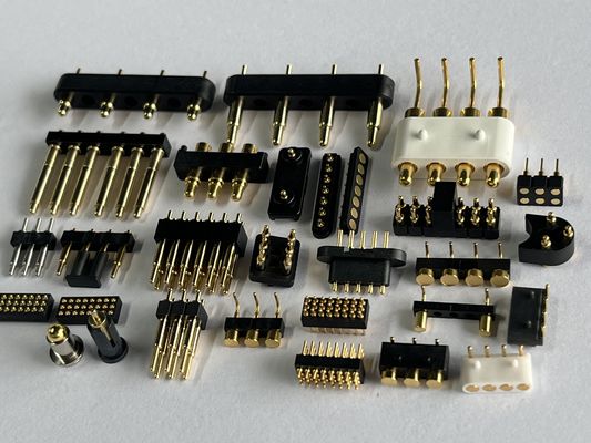 Connecteur d'accueil de broche de type SMT 4 broches 10 broches 12 broches contact à ressort avec haute durabilité et résistance au brouillard salin