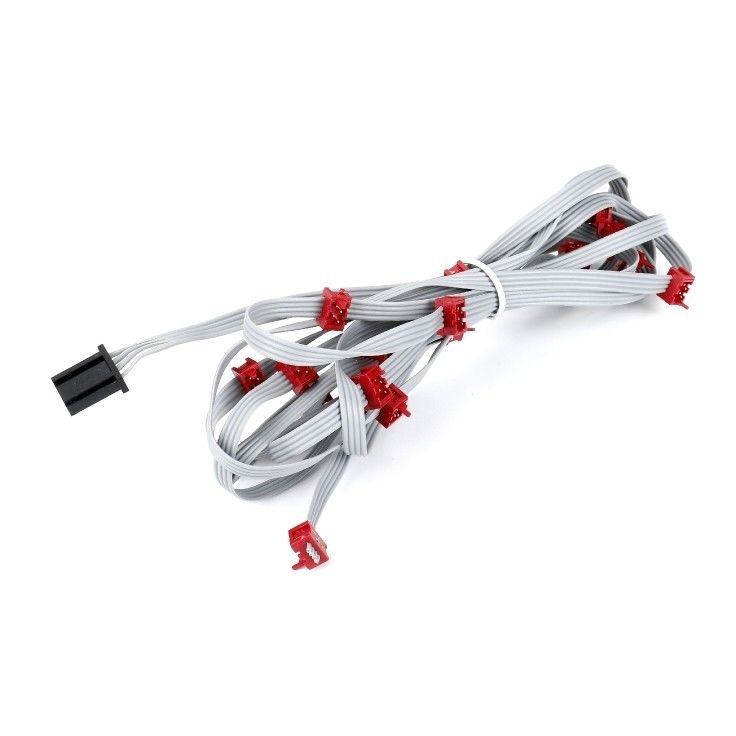 Cable plat en PVC polyester 28AWG 1.27mm Micro connecteur 8 broches câble IDC