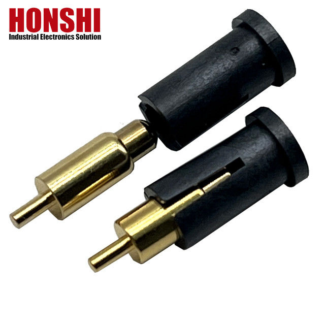 2.8mm Pogo Pin Connector Dip Type Pogo Pin en laiton plaqué or