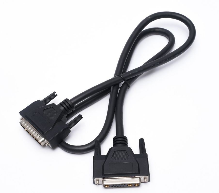 Cable personnalisé 13W3 connecteur d'alimentation blindé DB9 DB15 câble mâle à femelle