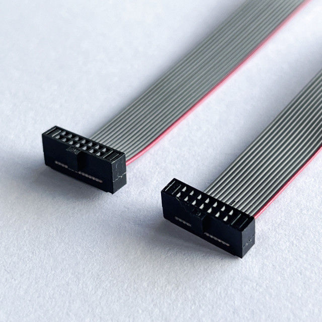 1.27mm Cable IDC plat 10 broches - 100 broches Assemblage de câble à ruban Longueur personnalisée