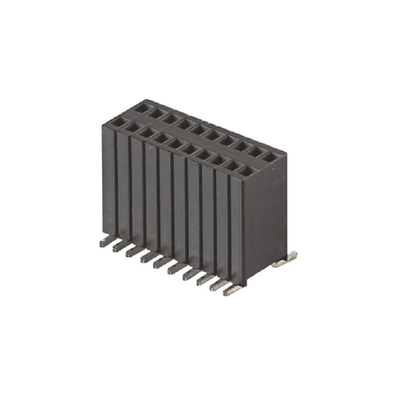 1.27x2.54mm H8.5mm Connecteur électrique de carte à carte féminin SMT Type 100 connecteur à broches