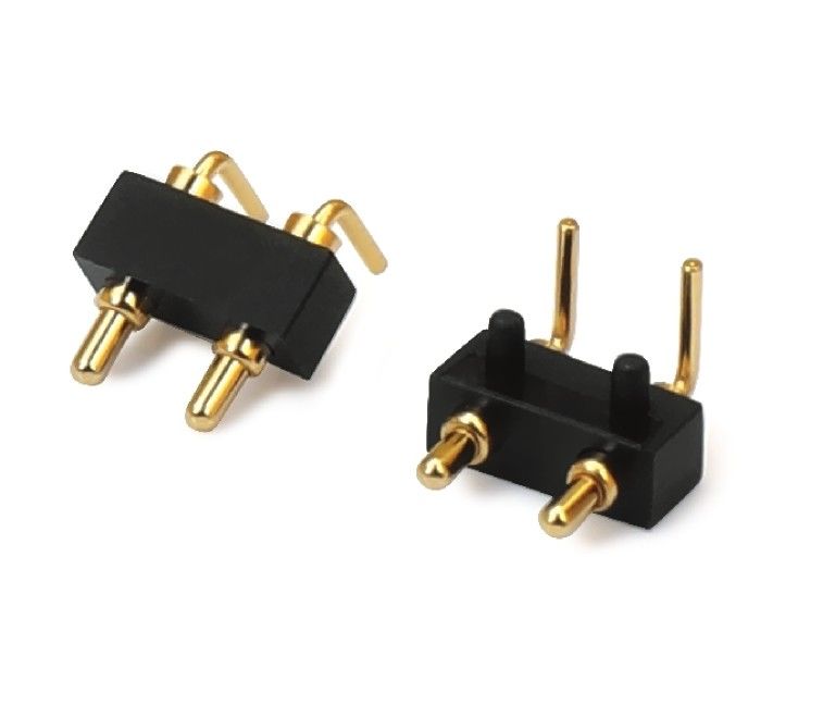 3.0mm 2 épingles mâle Pogopin à une rangée angle droit plongée Pogo Pin connecteur étanche