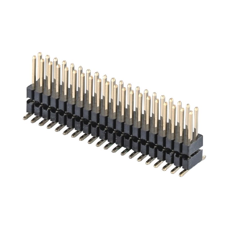 1.27mm Double plastique 2 - 100 connecteur d'en-tête de broche H2.5mm DIP SMT type PCB