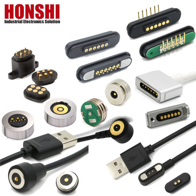 Connecteur à épingle magnétique à courant élevé 1A 2A 3A 5A 10A à ressort