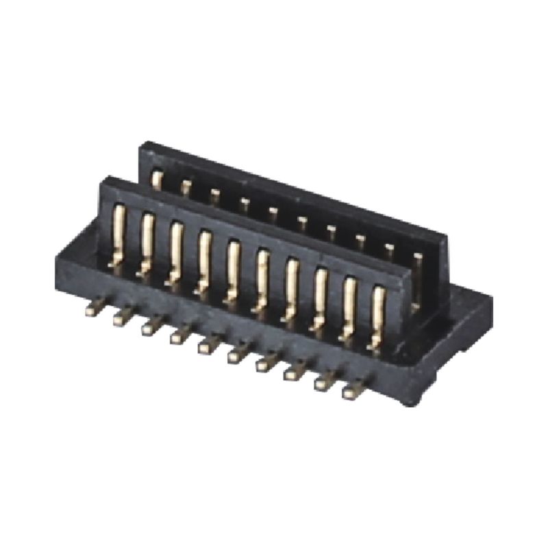 0.8mm Pitch BTB Connecteur 10 - 100 broches Connecteur masculin à grande vitesse Phosphore Bronze