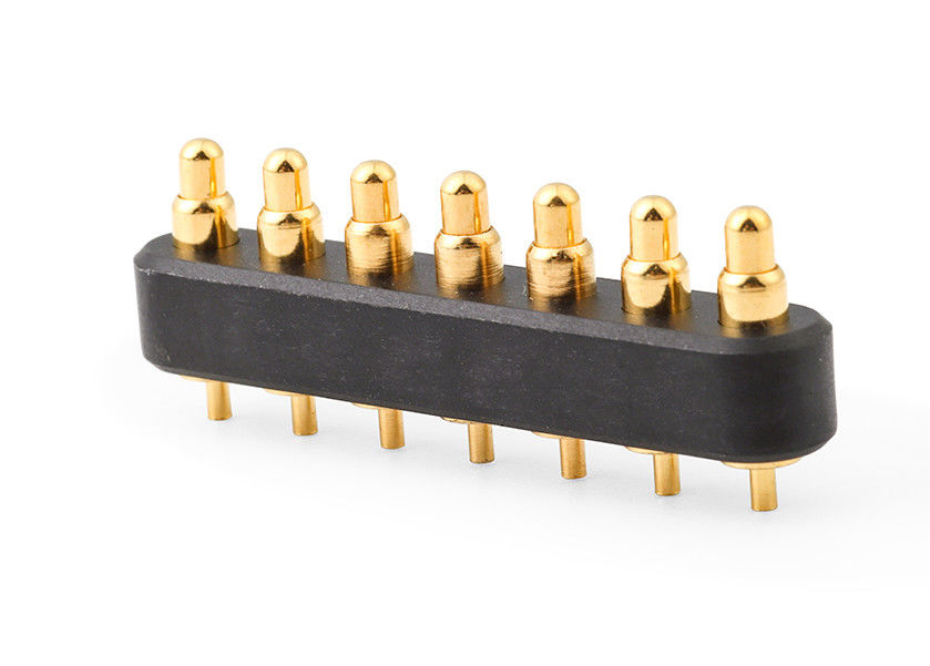 Connecteur électronique à ressort à 7 broches avec connecteur à broche Pogo de 2,54 mm