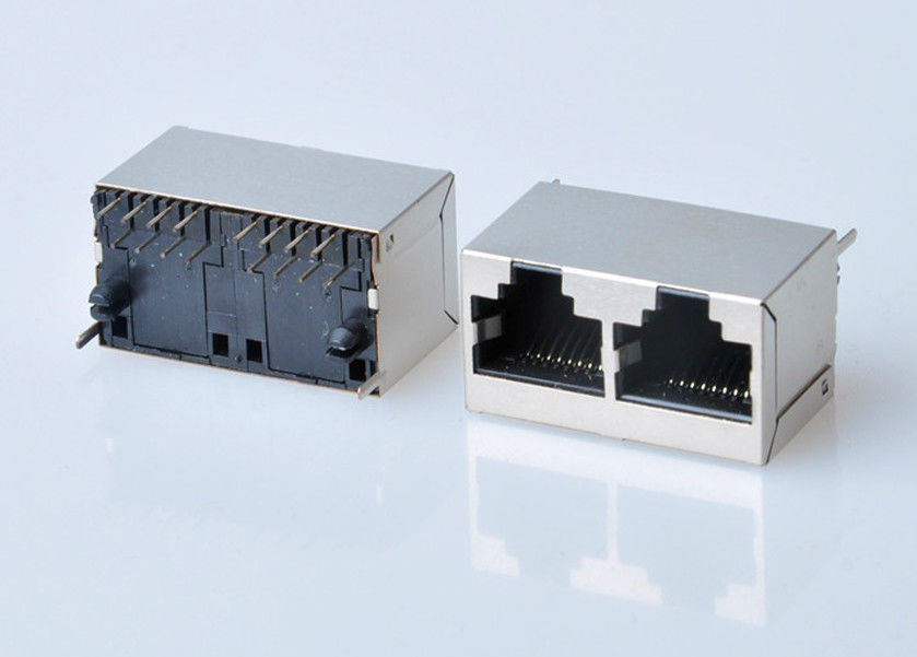 8p8c RJ45 Jack connecteur PCB monté pour le réseau Socket Internet modulaire alliage de cuivre