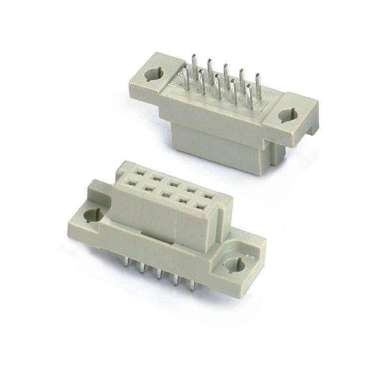 DIN 41612 connecteur 2 rangée 10 broches femelles broches droites à travers le trou 2x5 Pitch 2,54mm DIP