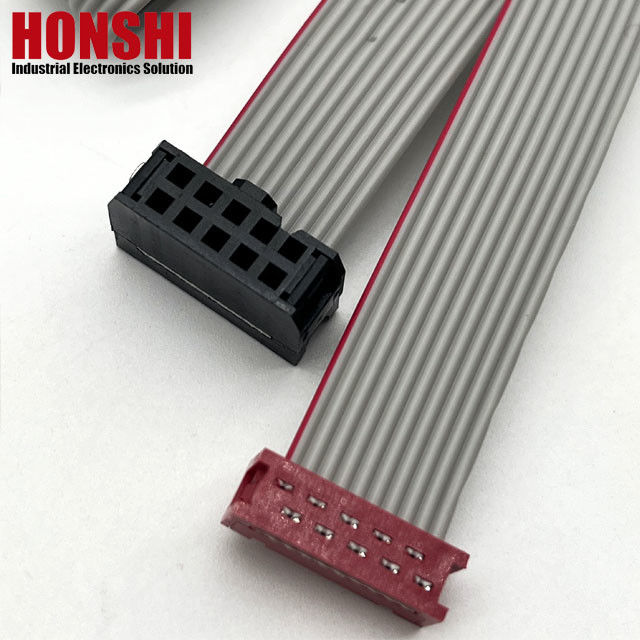 UL2651 Câble plat avec connecteur IDC 8 10 20 30 34 36 40 64 câble IDC à ruban à broches