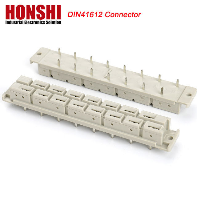 5.08mm DIN 41612 Connecteur 2 rangées 15P Femme Type de puissance PCB Verticale Femme 7+8 P 15Pin