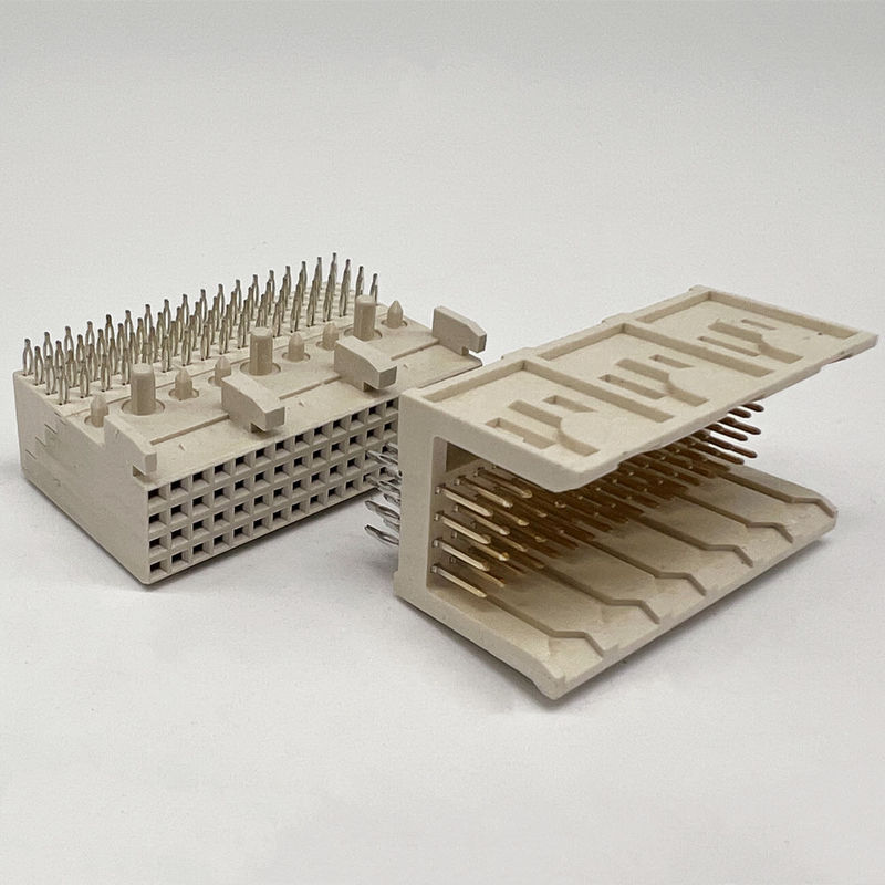 Connecteurs métriques durs 2.0 mm 24 épingles 48 épingles 72 épingles 96 épingles Connecteur Euro de type DIN41612