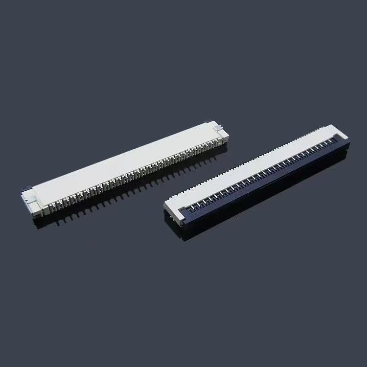 Retour en arrière Flip Front SMT ZIF Flip FPC Connecteur 4-60 broches FPC/FFC 0,3/0,5/1,0 mm Pitch FPC Connecteurs