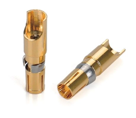 Pins en laiton CNC personnalisés, prise de contact de charge électrique haute tension, broches femelles