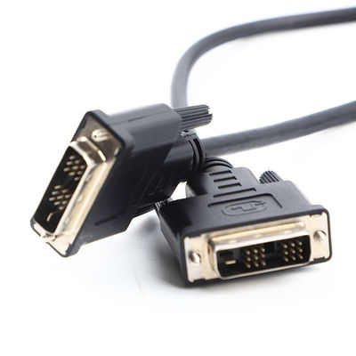DVI 18 1 Ensemble de câbles moulés HD mâle à mâle OD6.0 Pour HDTV UL20276 30Awg