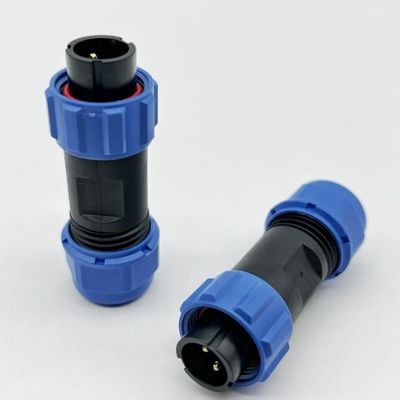 Connecteurs à fil circulaire IP67 étanches à l'eau Type DIN 2 3 4 5 6 8 10 12 broches