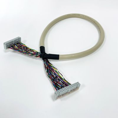 UL20706 Cable rond IDC 34 épingles 40 épingles Pitch 2.54mm Connecteur IDC pour électronique