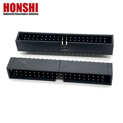 2.54mm Connecteur de tête de boîte H8.8 40P Connecteur électrique double rangée plaqué or