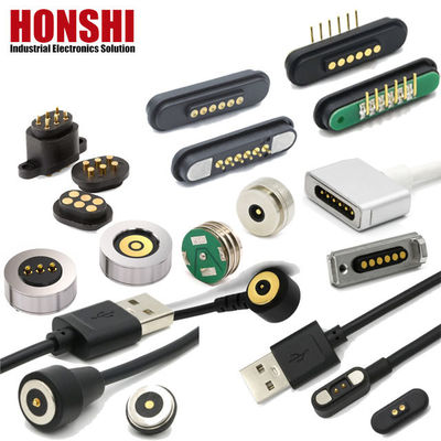 Connecteur à épingle magnétique à courant élevé 1A 2A 3A 5A 10A à ressort