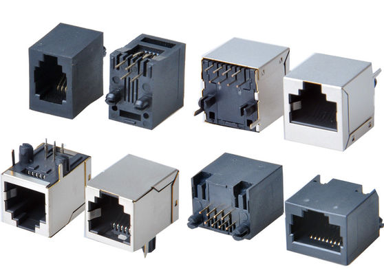 8p8c RJ45 Connecteur Ethernet 1x1 Ports Femme RJ45 Jack sans magnétique