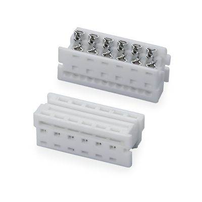 1.27mm connecteur IDC blanc 4 6 8 10 20 24 connecteur de câble plat