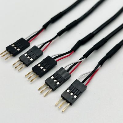 Ligne Dupont personnalisée de 2,54 mm homme femme jumper câble Dupont câble 15 cm noir