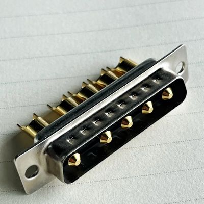 Connecteur D-Sub Combo Mâle Dip Mâle 5w5 Pcb, RF Coaxial, Alimentation 9w4, Courant Fort 7w2, D Sub Db 8w8 40a